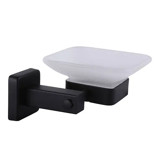 Мильниця одинарна Globus Lux BQ9408 чорна матова SUS304, Чорний матовий - фото 4