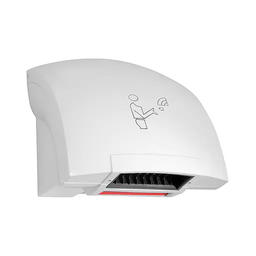 Автоматическая сушилка для рук Bemeta Hotel 1800 W пластик белый 945224016 - фото 1