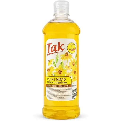 Рідке мило ТАК з квітковим ароматом 1000 мл