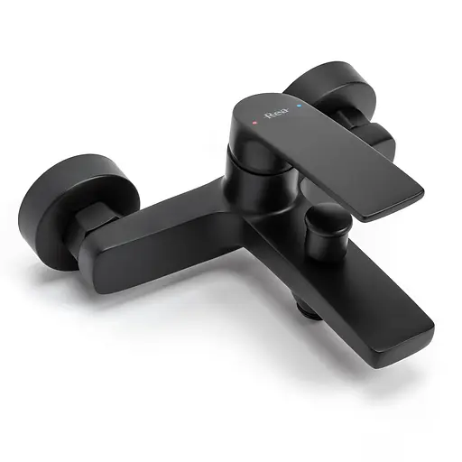 Смеситель для ванны Rea Luppo настенный black matt REA-B5770 Черный матовый - фото 7