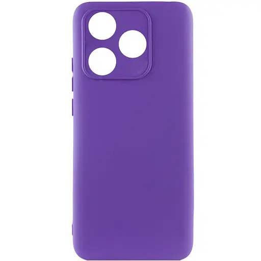 Чехол Silicone Cover Lakshmi Full Camera (AAA) для TECNO Spark 10 Фиолетовый / Amethyst