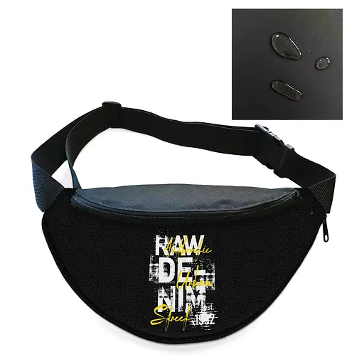 Сумка-бананка мужская/женская спортивная 32×16 см с расширителем поясная сумка или сумка через плечо (3742)