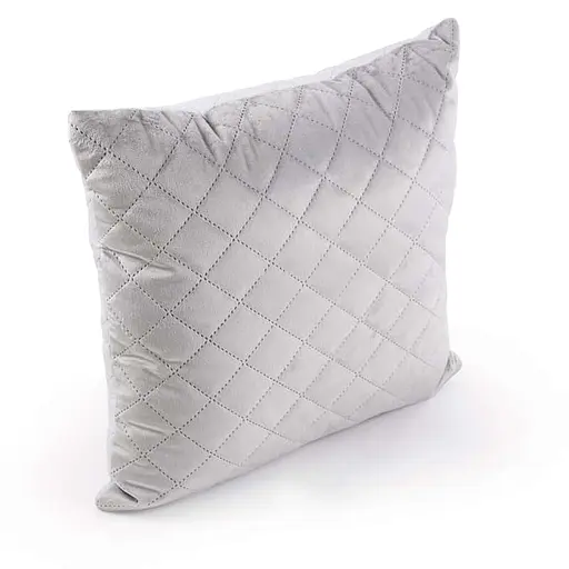 Подушка Руно 40х40 декоративна Velour "Grey ромб" 311.55_Grey ромб