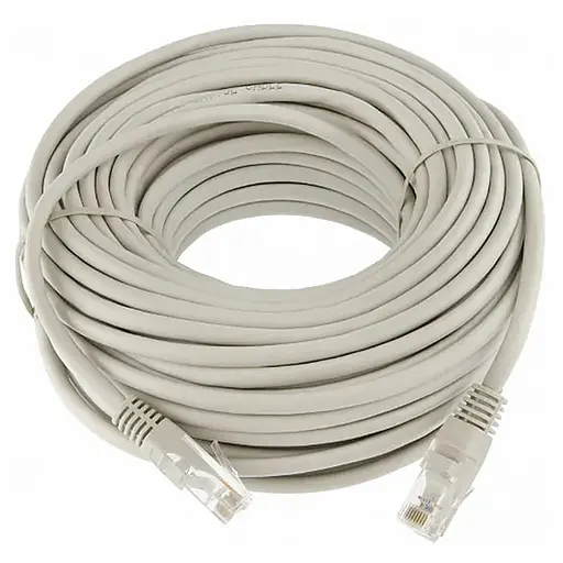 Патчкорд UTP Cat.5e (20м серый), CU