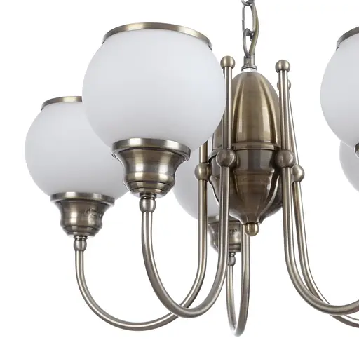 Люстра підвісна Brille в спальню E27 60W BZ (BKL-438S/5) - фото 5