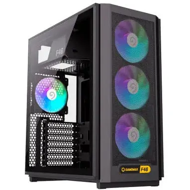 Корпус GameMaxF46 Black без БЖ - фото 1