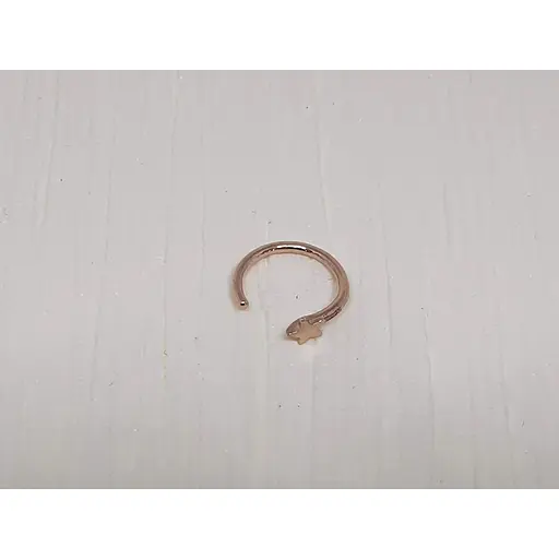 Золота сережка-пірсинг Dear в ніс Dear. 1058 - фото 2