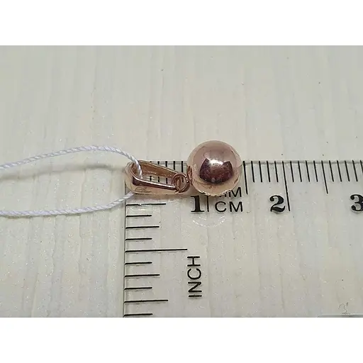 Золотая подвеска Favoritum Шарик. 310328_7 - фото 3