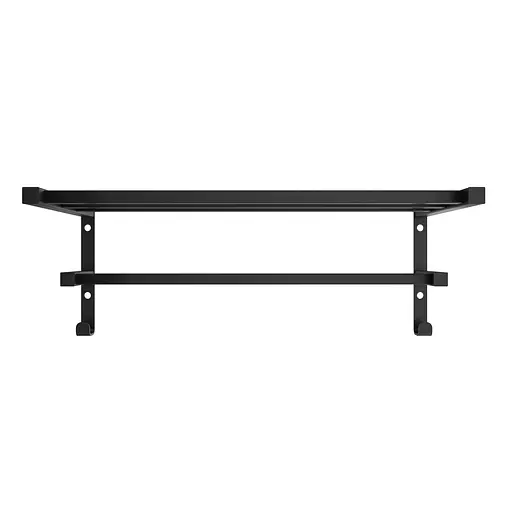 Полиця для рушників з настінним кріпленням HF Sheffield проф. 520x256 3.0.1201.13.BM, Чорний матовий - фото 2