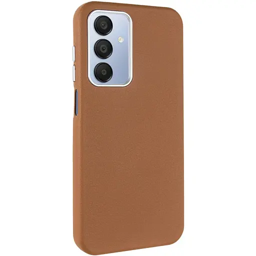 Чехол Epik кожаный Leather Case Metal Buttons для Samsung Galaxy A25 5G Brown
