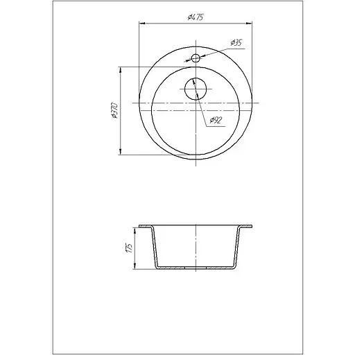 Кухонная мойка Romzha Eva Avena (501) - фото 5