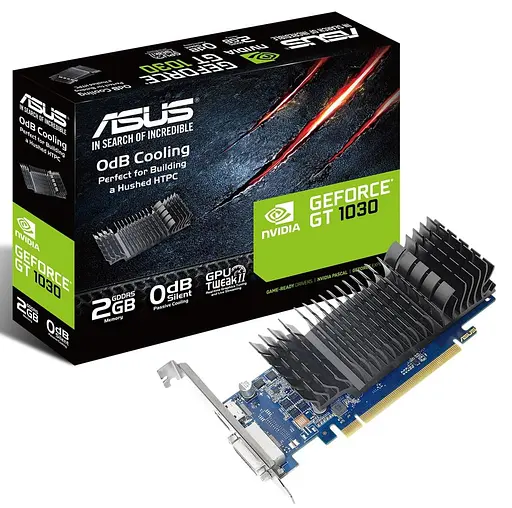 Видеокарта ASUS GT 1030 2Gb (GT1030-SL-2G-BRK) (GDDR5, 64 bit, PCI-E 3.0 x16) - фото 4