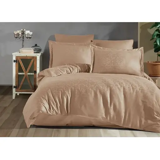 Постільна білизна Tivolyo Home Polen Capucino Жаккард Tivoli Home pbe0051549 - фото 1