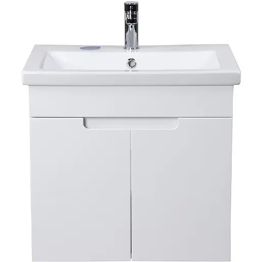 Тумба Мойдодир Смарт 60 см с умывальником Como 60 подвесная Белый - фото 1