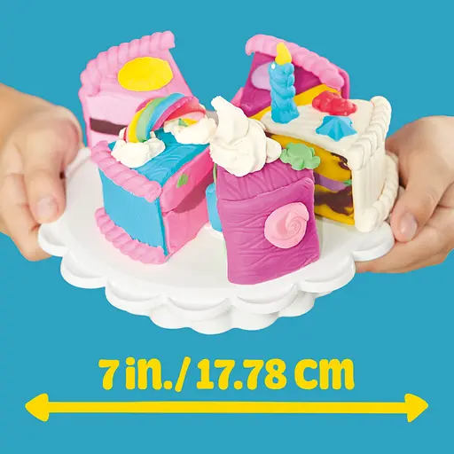 Набор для творчества Hasbro с массой для лепки Play-Doh Super Slice Cake (G0497) - фото 14