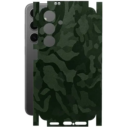 Защитная пленка StatusSKIN для Samsung Galaxy S24 SM-S921 Корпус Винил Камуфляж зеленый - фото 1