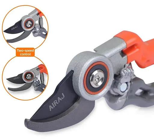 Садовый секатор Airaj 2107B профессиональный из нержавеющей стали 21.2 см - фото 5