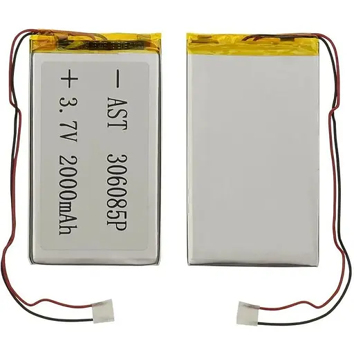 Акумулятор 306085P універсальний з контролером, 3,8 х 50 х 87 мм (1100 mAh)/ для смартфона, планшета