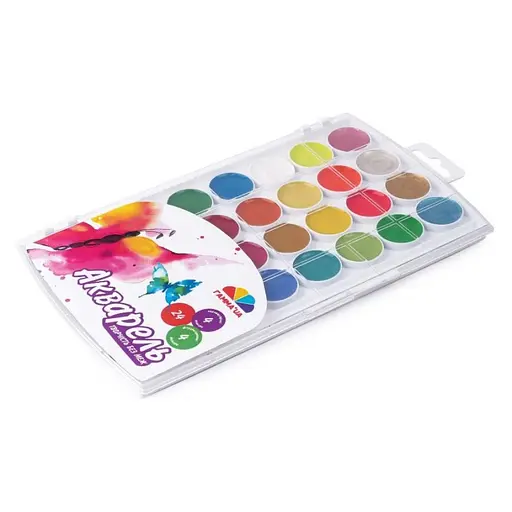 Акварельні фарби "Творчість без меж" ГАММА'UA 400126, 32 кольори - фото 1