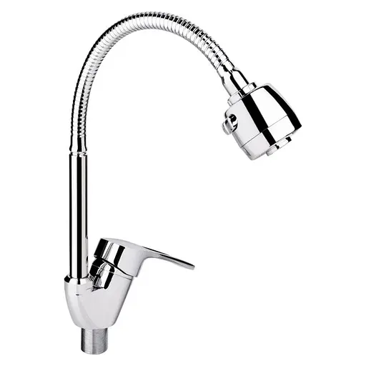 Смеситель для кухни с рефлекторним изливом Lidz (CRM) 22 40 008 04 Хром - фото 1