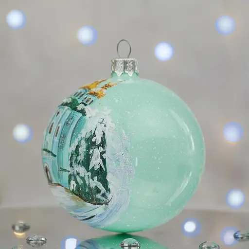 Ялинкова прикраса Санта Шоп Києво-печерська лавра скло (4820001180367) - фото 3