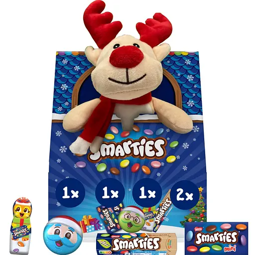 Новорічний подарунковий набір кондитерських виробів Smarties Іграшка 95 г