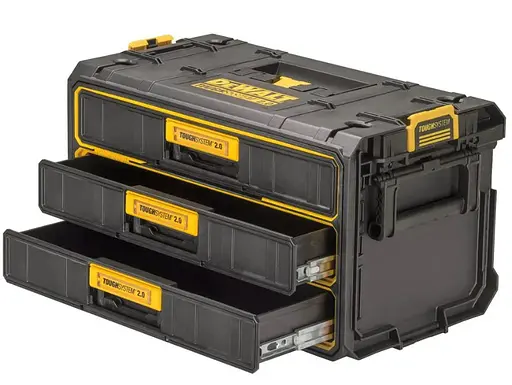 Ящик DeWalt TOUGHSYSTEM 2.0 модуль на 3 ящика (DWST08330-1) - фото 3