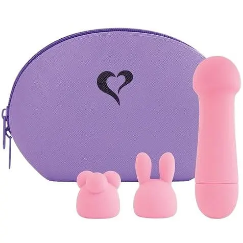 Мини-вибратор FeelzToys Mister Bunny 13.5 см розовый