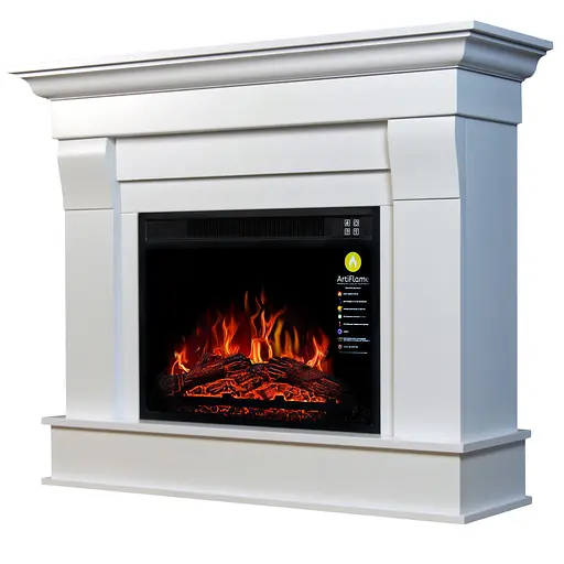 Камінокомплект ArtiFlame ALBION AF23S БІЛИЙ Б'ЯНКО - фото 2