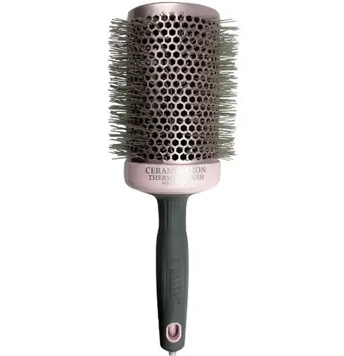 Гребінець брашинг Salon Professional NCI діаметром 53 мм рожевий з керамічним покриттям та іонізацією - фото 1