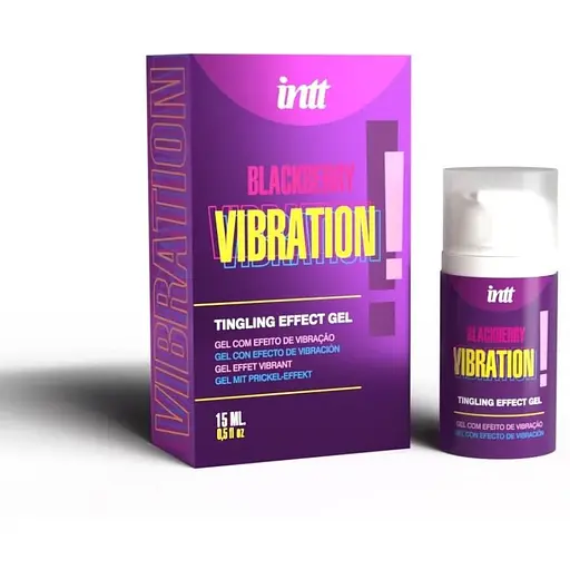 Рідкий вібратор Intt Vibration Blackberry (15 мл) - фото 2
