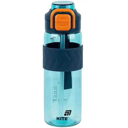 Пляшечка для води Kite 800 мл блакитно-помаранчева (K25-1234-3)