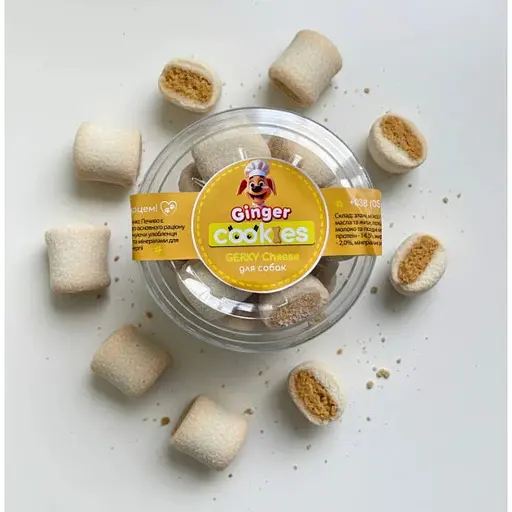 Лакомство для собак Печенье Ginger Cookies Gerky Cheese 150 г  - фото 2