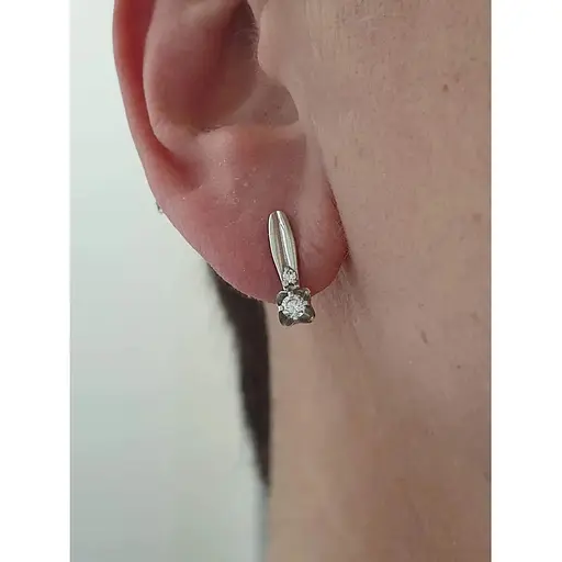 Золоті сережки Гаразд з фіанітами. 3532741 - фото 2