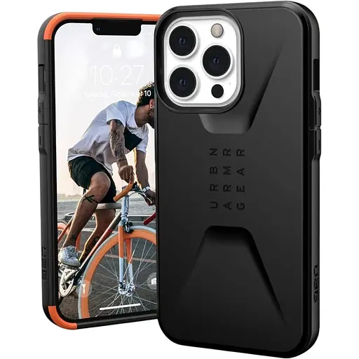 Оригинальный противоударный чехол UAG Civilian для iPhone 13 Pro Max (6.7") Black 11316D114040