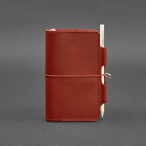 Жіночий шкіряний блокнот (Софт-бук) 3.0 кораловий - фото 6