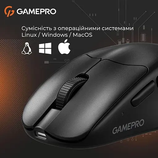 Миша GamePro Genesis Avenger Black (GM096B) - фото 7