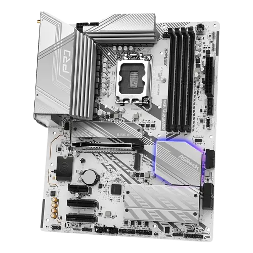 Материнська плата ASRock Z890 Pro RS Wi-Fi White LGA 1851 (Z890 PRO RS WIFI WHITE) - фото 2