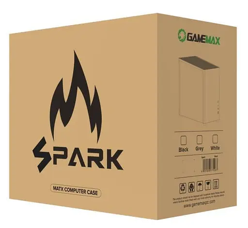 Корпус GameMax Tower Spark Black (Spark Black) без блока питания - фото 9