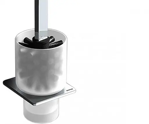 Йоржик для унітазу підвісний Sonia S-Cube 166855, Хром - фото 2