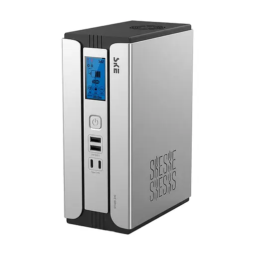 Джерело безперебійного живлення Mini UPS SKE SIRIUS 45W 30000mAh 5V/9V/12V/24V/PoE, LiFePO4 2*15Ah, для роутера та оптичного терміналу (42-00250) - фото 1