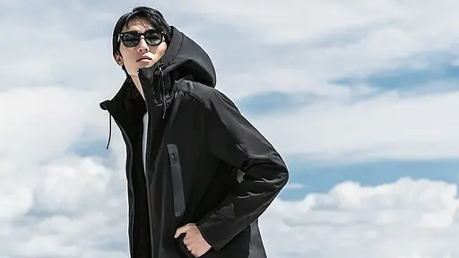 Термокуртка Hot Temperature Control Down Jacket L черная  - фото 2