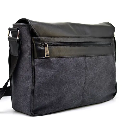 Шкіряна чоловіча сумка через плече TARWA 37х27х11 см nsa0001270 - фото 4
