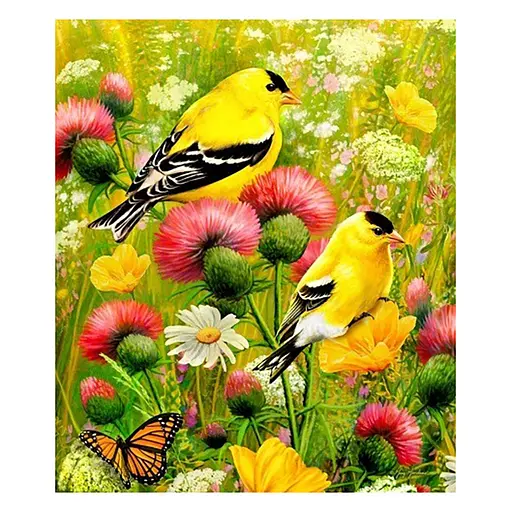 Алмазна мозаїка Літо Diamond-hands 177085 картон, неповна викладка 21х25 см - фото 2