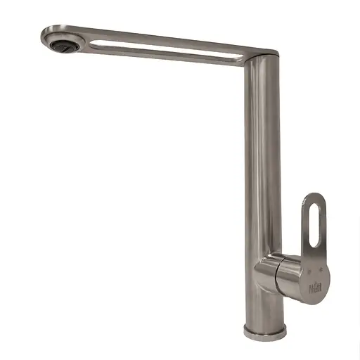 Смеситель для кухни из нержавеющей стали Nett OS-30 Нержавеющая сталь - фото 1