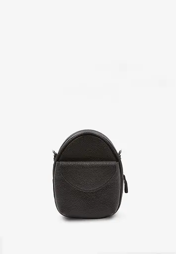 Міні-сумка Kroha чорна зерниста - фото 4