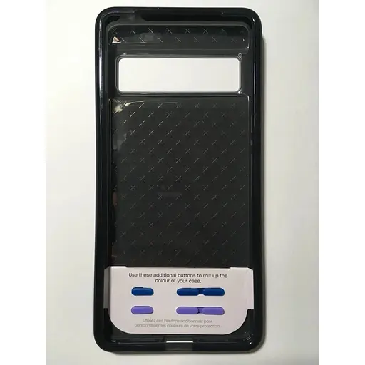 Оригинальный противоударный силиконовый чехол Tech21 Evo Check для Google Pixel 7 (6.3") Smokey Black T21-9546 - фото 6