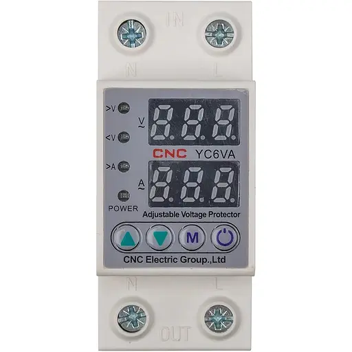 Реле контроля напряжения и тока CNC YC6VA-63