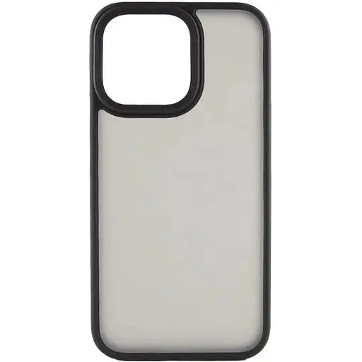 Чохол Epik Metal Buttons TPU+PC для Apple iPhone 15 (6.1) Чорний - фото 1