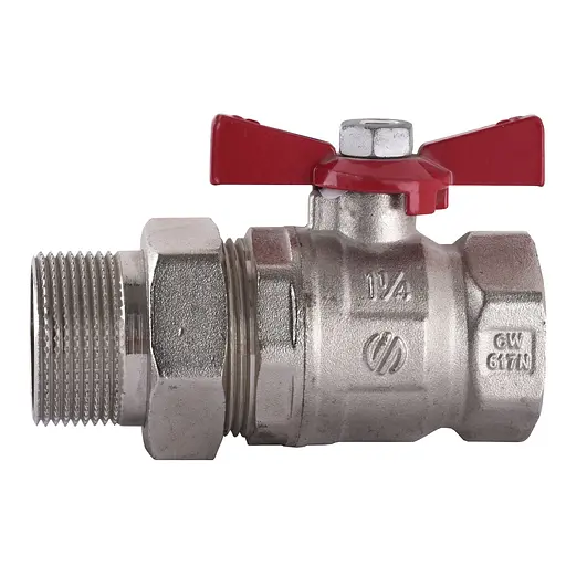 Кран кульовий прямий з американкою Arco 1 1/4″ Sena 154106 - фото 1